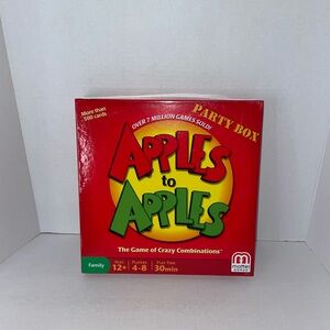 2013 Mattel Apples to Apples Party Box Family Game 500 Cards 4-8 Players Age 12+